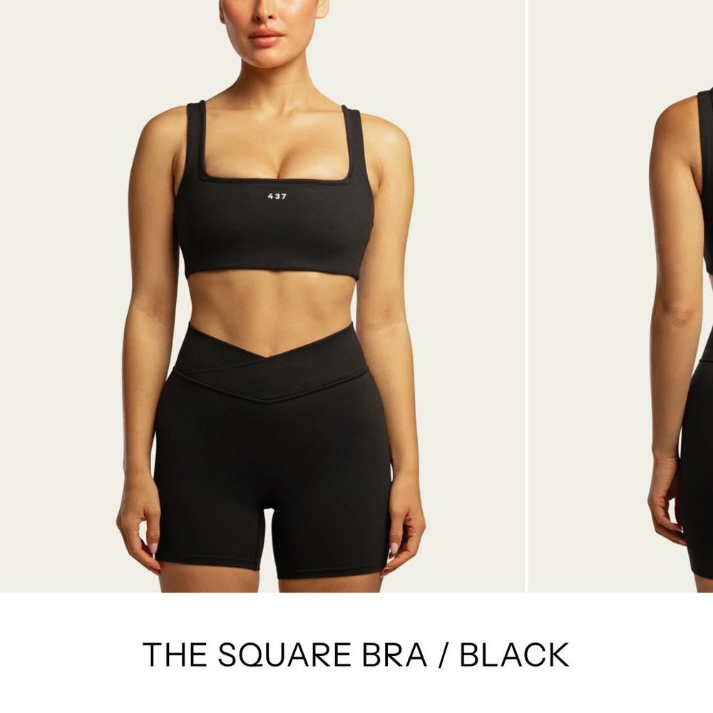 Stylish Black Sports Bra by 437
